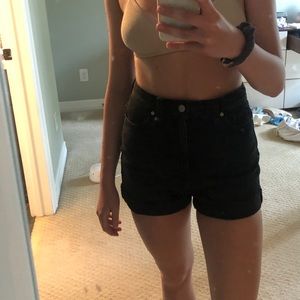 High waisted shorts